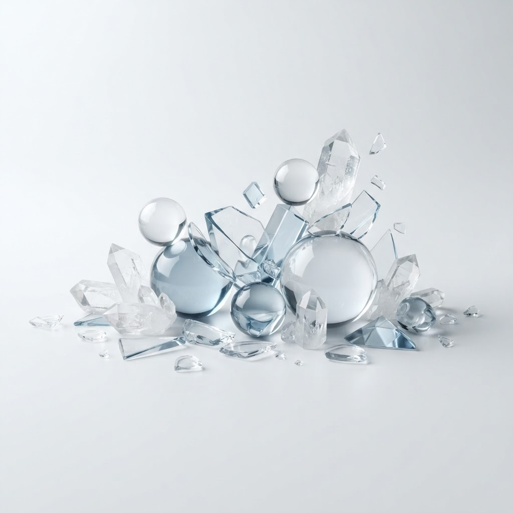 Clear crystal material study